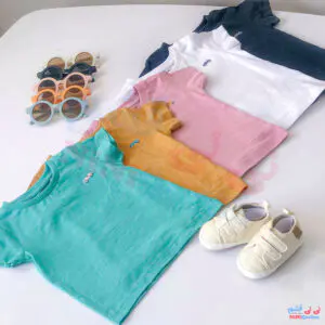 تیشرت بچه گانه رنگارنگ